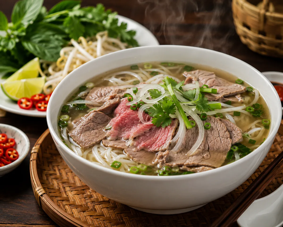 Phở bò tái lăn M - Smażona wołowina 650ml